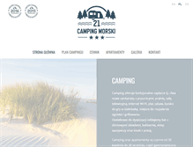 Tablet Screenshot of camping21.pl